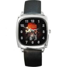 Oakland Raiders Unisex Silver-Tone Square Metal Watch 07