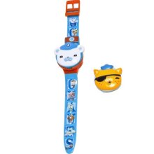 Octonauts Boy's Quartz Watch With Lcd Dial Digital Display And Multicolour Plastic Or Pu Strap Oc4