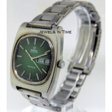 Omega Mens Geneve Stainless Steel Automatic