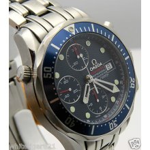 Omega Seamaster Profesional Chronograph 2225.80 Newest Style Red Seamaster Logo