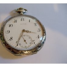 Omega Victor 15 Jewel Pocketwatch Nickel Rare Running