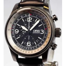 Oris Big Crown X1 Calculator Black Dial Chronograph 675 7648 4264LS