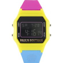 PA015YLBL Pauls Boutique Ladies Multi Coloured Digital Watch