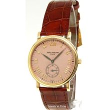 Patek Philippe Mens Calatrava 5022 18k Rose Gold 5022r