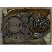 Paul Ditisheim Solvil Wristwatch Movement & Dial 23 X 17 Mm. Aside To Restore