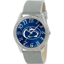 Penn State Glitz Slv Watch