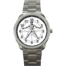 Pentagram Sport Metal Watch Iw607 - Stainless Steel - Gray