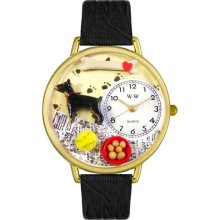 Personalized Doberman Pinscher Unisex Watch - Gold