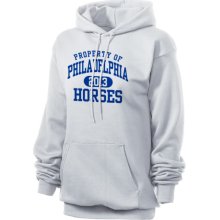 Philadelphia Elementary School Horses Unisex 7.8 oz Lightweight Hooded Sweatshirt