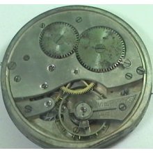 Pocket Watch Movement Vintage For Repair Enamel Dial