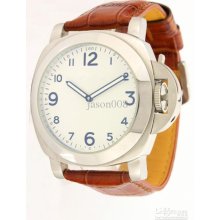 Promotions Automatic Watch Luminor Marina Steel White Dial Two Hand