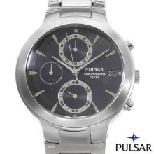 Pulsar Pf3003 Chronograph Men's Watch Silver/silver