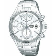 Pulsar Silver Chronograph Ps Series Watch