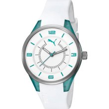 Puma Women's Fusion White Plastic Strap Quartz Watch