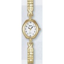 Quartzline Classic Ladies Gold 3 Atm Watch With Arabic Number Dial