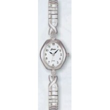 Quartzline Classic Ladies Silver 3 Atm Watch With Arabic Number Dial