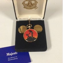 Rare 1994 Ed Disney Mickey Mouse Majestron Disneyana Convention Pocket Watch