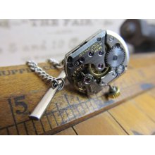 Rare International Watch Company (IWC) Watch Movement Tie Tack. Great for Fathers Day, Anniversary, Wedding or Just Because