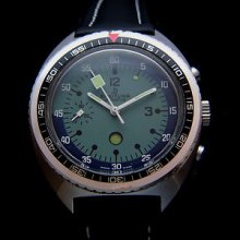 Rare Vintage Soccer Chronograph Breitling 34-31 Men's 70's