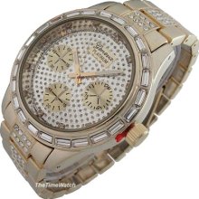 Real Bling Rhinestones Hip-hop Geneva Men Watch Hh23ag