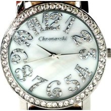 Real Pearl Dial Designer Womens Mens Bling Cz Party Fashion Wrist Watches Fa