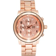 River Island Rose Gold Emily Chronograph Watch Rose gold