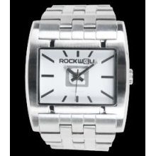 Rockwell Watch Ap108 The Apostle Wristwatch White Dial Silver Metal Band