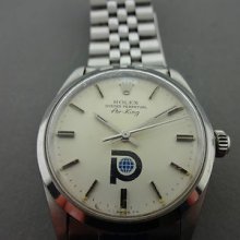 Rolex Air-king Ref: 5500 With Pool Intairdril Logo Circa: 1981 W/ Papers