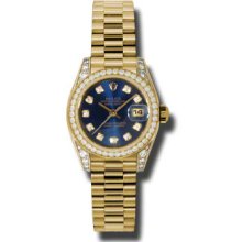 Rolex Datejust President 179158 bldp Womens Watch