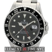 Rolex GMT-Master Stainless Steel Black Dial A Series