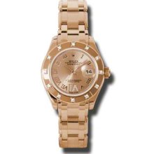 Rolex Lady Pearlmaster Rose Gold Diamonds 80315CHRD