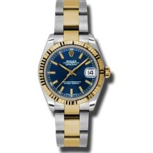 Rolex Oyster Perpetual Datejust 178273 blio Women's Watch