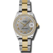 Rolex Oyster Perpetual Datejust 178383 gro Women's Watch