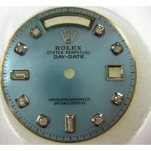 Rolex President Day Date Glaciermop Diamond Dial Bagget Quickset 8+2 18038-18238