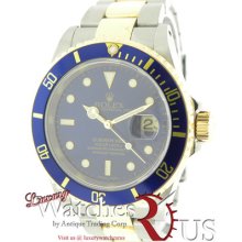 Rolex Submariner 116613 Stainless Steel And 18k Yellow Gold Blue Dial & Bezel