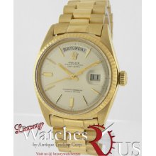 Rolex Yellow Gold Mens President Circa 1965's