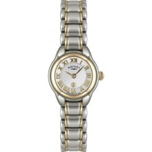 Rotary Lb02602-41 Ladies Two Tone Watch