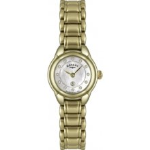 Rotary Lb02604-41 Ladies Gold Plated Watch