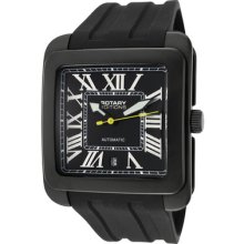 Rotary Men's Editions Automatic Black Dial Black Ip Case Black Rubber