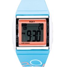 Roxy Ladies Crushin Digital Watch W222drblu With Polyurethane Strap