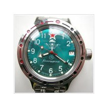 Russian original watch amfibiya ussr military diver 200 m 2416b/420307-22