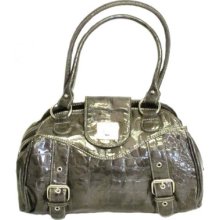 Sag Harbor Glazed Ombre Croco Selma Satchel