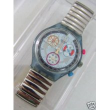 Scn110 Swatch - 1994 Chrono Powersteel Sailor Anchor