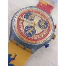 Scz104 Swatch 1995 Kalos Olympic Special Atlanta Games