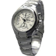 Seiko 100m Tachymeter Chronograph Men's Watch Snn017p1 Snn017