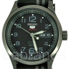 Seiko 5 Sports Automatic Stainless Steel 24 Jewels Wr100m Watch Srp277 Srp277k1