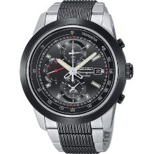 Seiko Alarm Chronograph Mens Watch SNAB19