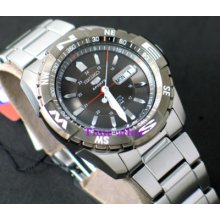 Seiko Automatic Black Bezel Snzj09 Watch Snzj09j1 Japan