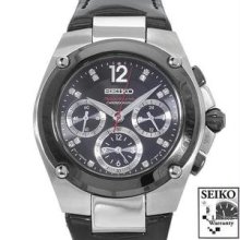 SEIKO Brand New Gentlemens Watch With Genuine Super Clean Diamonds