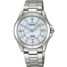 Seiko Sbpn001 Spirit Titanium Solar Calendar 10bar Wh Watch